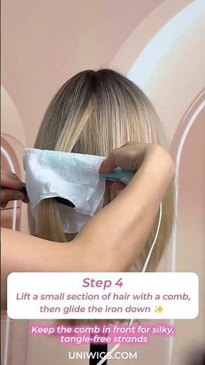 Transform Your Old Synthetic Wig with a Flat Iron – Quick & Easy Wig Refresh Tutorial! | UniWigs