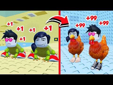 +1 LOMPAT TAPI EVOLUSI JADI HEWAN PALING NGAKAK DI ROBLOX!!!