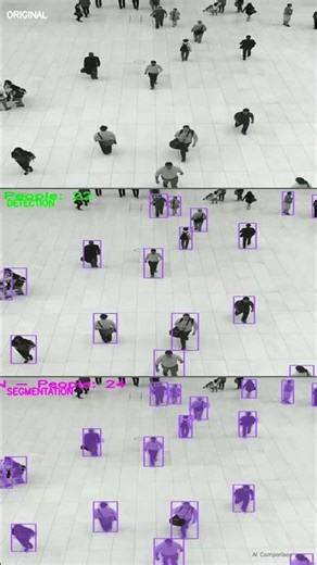 AI Counted 20+ People in 1 Second - Can YOU Spot Them All? #AI#ArtificialIntelligence#Viral