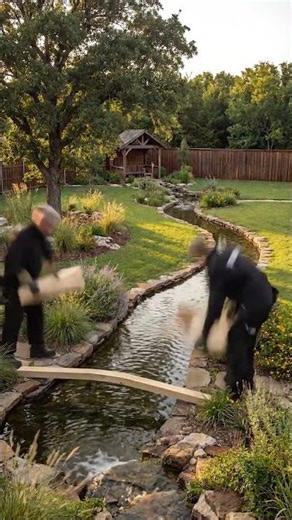How a Simple Yard Becomes a Stunning Natural Stream Garden