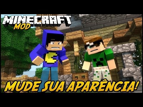 Minecraft Mod: MUDE SUA APARÊNCIA! (Mude o seu Corpo // More Player Models)