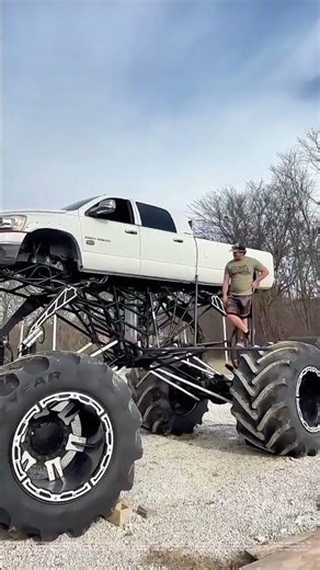 Monster Truck Madness: How a Modified Pickup Stands Tall