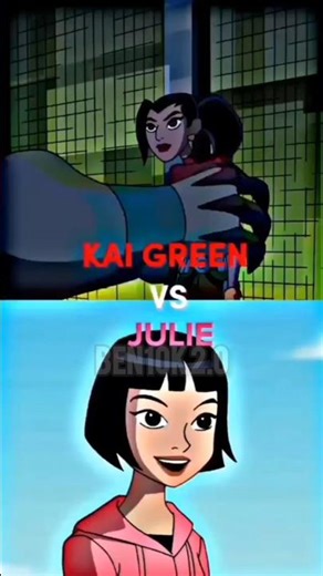 KAI GREEN 💚 VS JULIE ❤️ // WIFE VS GF // #ben10 #ben10k_2.0 #love