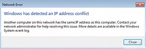 How to Troubleshoot "Windows has detected an IP address conflict" Error Message - Windows Bulletin