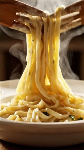 Creamy Herb Pasta | Freshly Made Italian Pasta in a Silent Kitchen