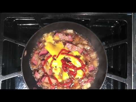 Cheesesteak Sandwich with Leftover Roast Beef