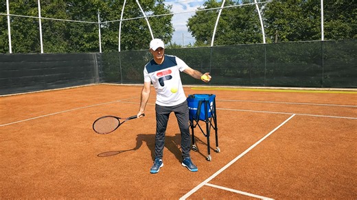 How to feed tennis balls like a pro coach