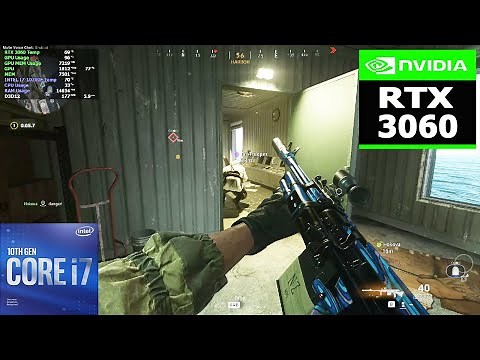 CALL OF DUTY: WARZONE - RTX 3060 12GB + INTEL CORE I7-10700F | 1080P | COMPETITIVE FPS