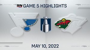 NHL Game 5 Highlights: Blues 5, Wild 2