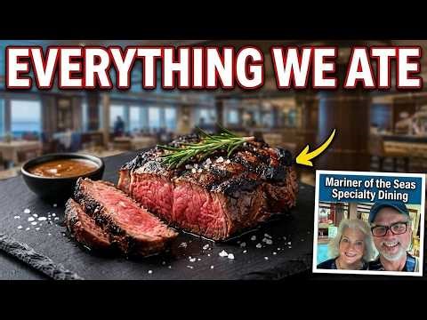 Is Mariner of the Seas Specialty Dining Worth It? Full Food Review