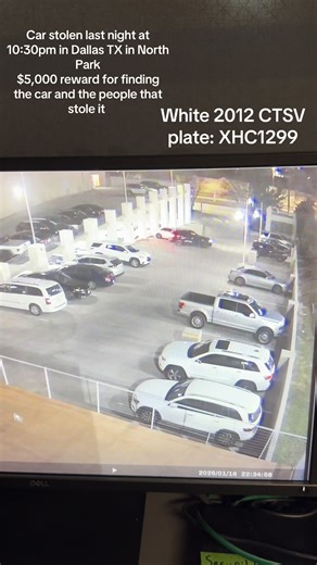 Stolen White 2021 CTSV in Dallas - $5,000 Reward