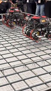 Autonomous Mobile Tying Robot. That is pretty crazy!!! Like just watch it move the grid. 🤯 @maxusacorp #worldofconcrete #rebar #robot #awesome #tools | Canadian Carpenter