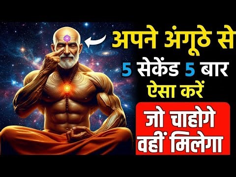 आज्ञा चक्र पर 5 बार ऐसा करो जो चाहोगे वो पाओगे। Third Eye #aagyachakraactive