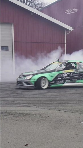 Mercedes CLK M104 Turbo Swap | Burnout Sound | Elmia 2023