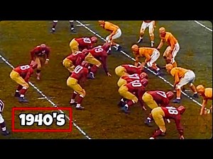 1940’s NFL Newsreels Footage Compilation 🏈⭐️ [In Color, High Resolution]