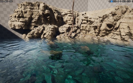 UE_材质_水材质详解1_水面材质