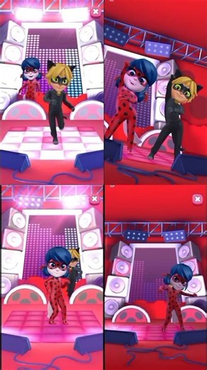 💃🕺🐞🐈‍⬛Ladybug & Cat Noir Broke the Dance Floor 😱🔥 #games #mytalkingtom #funny #talkingtom #cute
