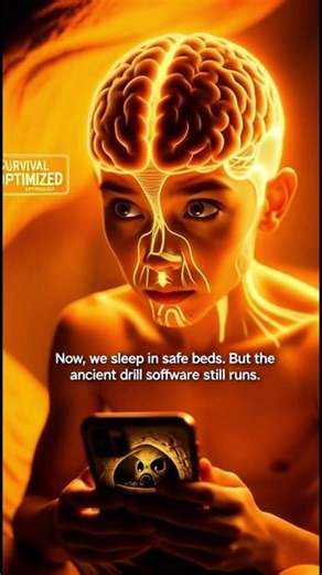 Sleep Paralysis is a 50,000 Year Old Fire Drill 🚨🏹 #shorts