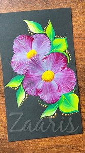 37K views · 889 reactions | 﫶 FUN STROKES With a round brush creating beautiful PINK flowers, using acrylic paints 﫶 #brushstrokes #pinkflowers #FunVideo #viralreelsfacebook #acrylicpaint #Wow #flowerdrawing | Zaaris | Facebook