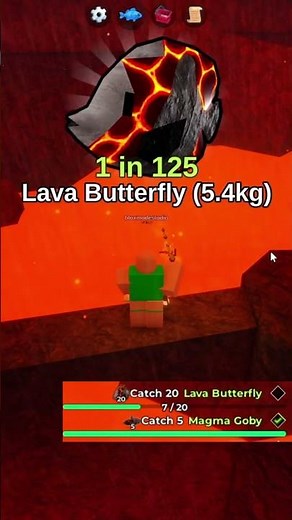 SECRET LOCATION! 🔥 20 Lava Butterfly Fish 🐟 | Roblox Fisch Update #roblox