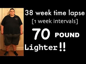 70lb Time lapse weight loss transformation (Goal 1 of 5)