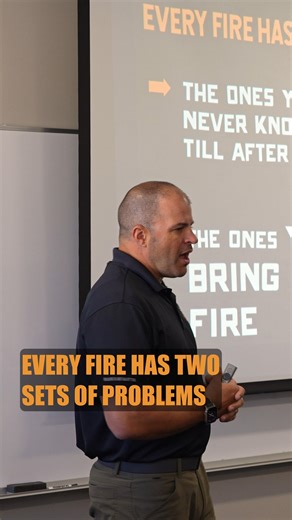 The fire is already trying to kill us. Don't help it out by bringing problems that we CAN control to the fireground. 🔥⚠️ A piece of a conversation with Ann Arbor Twp, Michigan firefighters at a Combat Ready Firefighting program this past summer. This program is available as an in-person program or immediately as one of our online courses - check out the link in my story & bio for more information. 👊🏼 #CombatReady 👨🏻‍🚒 . . . #firefighters #firefightertraining #firechief #structurefire #boxa