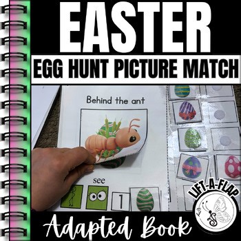 Easter Egg Hunt Adapted Book for Special Education Homeschool Spring Center