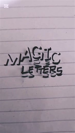 Shadow letters aka ghost script