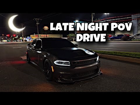 LATE NIGHT POV DRIVE IN MY DODGE CHARGER RT🌙 (EXTREMELY LOUD!)