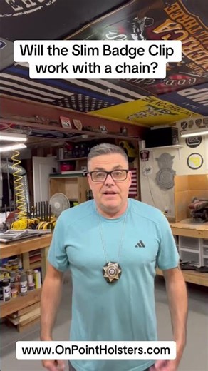 Will the Slim Badge Clip work with a chain?