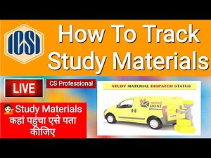 How To Track CS Professional Study Materials