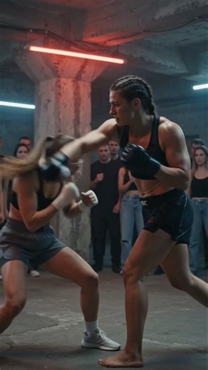 smart girl fight club viral video #viralvideo #fighting #girl #ai #superfighters #fighter #womenfig