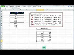 Microsoft Excel : Fonction RechercheV