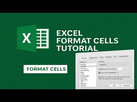Excel Format Cells Tutorial | How to Format Cells in Microsoft Excel for Beginners