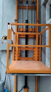 Simple Lift Platform, Hydraulic Home Elevator for Factories, Docks, Basements, Warehouses, Home Use with 1000kg Capacity(6.5FT Lifting Height)