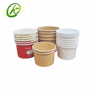 [Hot Item] Disposable Ice Cream Paper Cup Can Be Customized Snack Packaging Bowl Ice Cream Paper Bowl