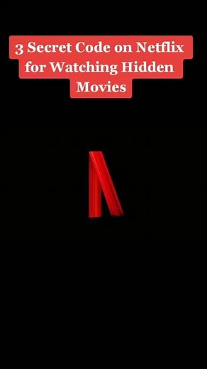3 Secret Code on Netflix for Watching Hidden Movies #fyp #foryou #foryourpage #film