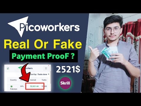 Picoworkers Payment Proof? | Picoworkers Real Or Fake 2022