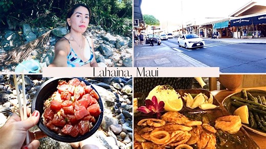 Lahaina Front Street Tour | Dining at Lahaina Fish Co Maui Hawaii