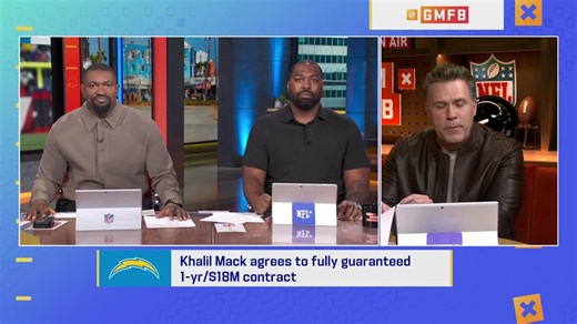 What do you make of Khalil Mack staying put with Chargers | 'GMFB'