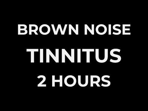 Brown Noise for Tinnitus (2 Hours) 🟤 Black Screen | Deep Brown Noise for Sleep, Focus & Relaxation