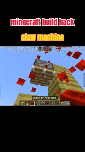 minecraft build hack how to make A claw machine #minecraft #mixtape #minecraftbuild