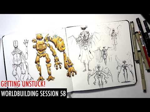 Artist Block and Writers Block - Worldbuilding Session 58