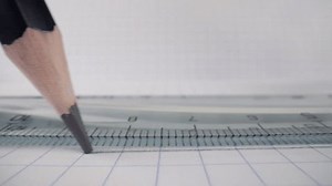 Dolly Shot Macro Drawing Straight Line Stock Footage Video (100% Royalty-free) 1100667197 | Shutterstock