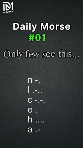 Only a few can decode this #morse #decode #signal