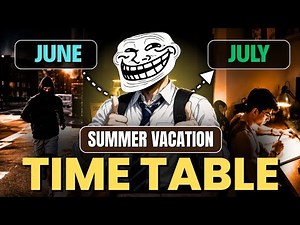 Perfect Summer Vacation Timetable for Class 9 & 10 | Study + Fun 🔥 | summer vacation time table 2026