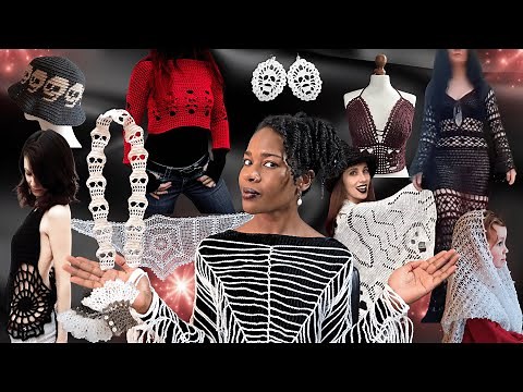 my favorite 50+ GOTH CROCHET PATTERNS: perfect for FALL and WINTER