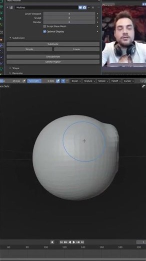 Pt 2 Multiresolution Modifier in Blender