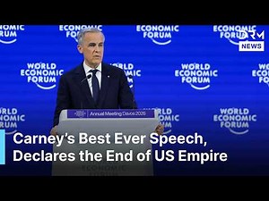 FULL SPEECH: Canada’s PM Carney Says US-Led World Order Is Breaking at World Economic Forum | AC1G