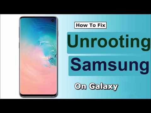How to unroot Samsung Galaxy Devices step by step in an easy way by RS info TV